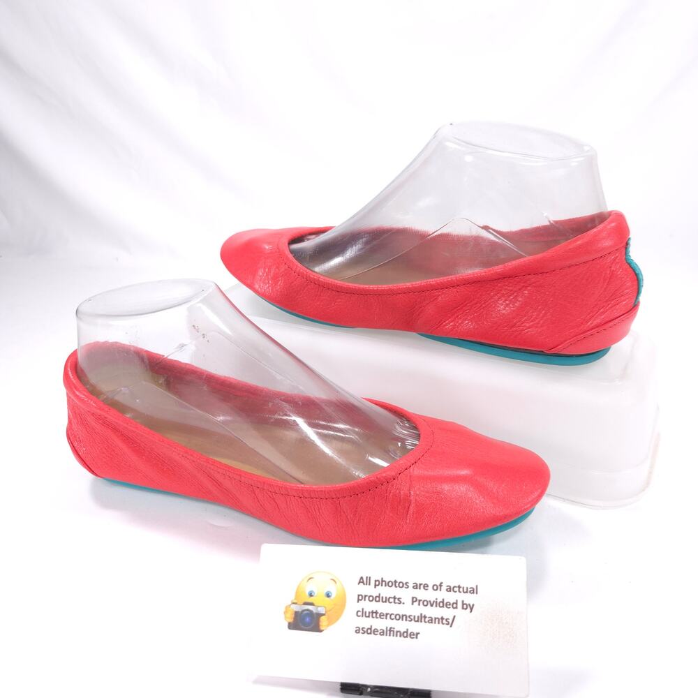 Tieks by Gavriele Slip On Ballet Flat Womens Size 7 Orange Blue - Picture 4 of 9